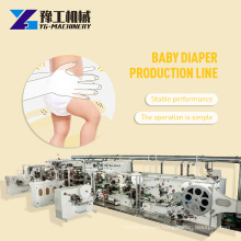 Production baby diapers machine diapering production